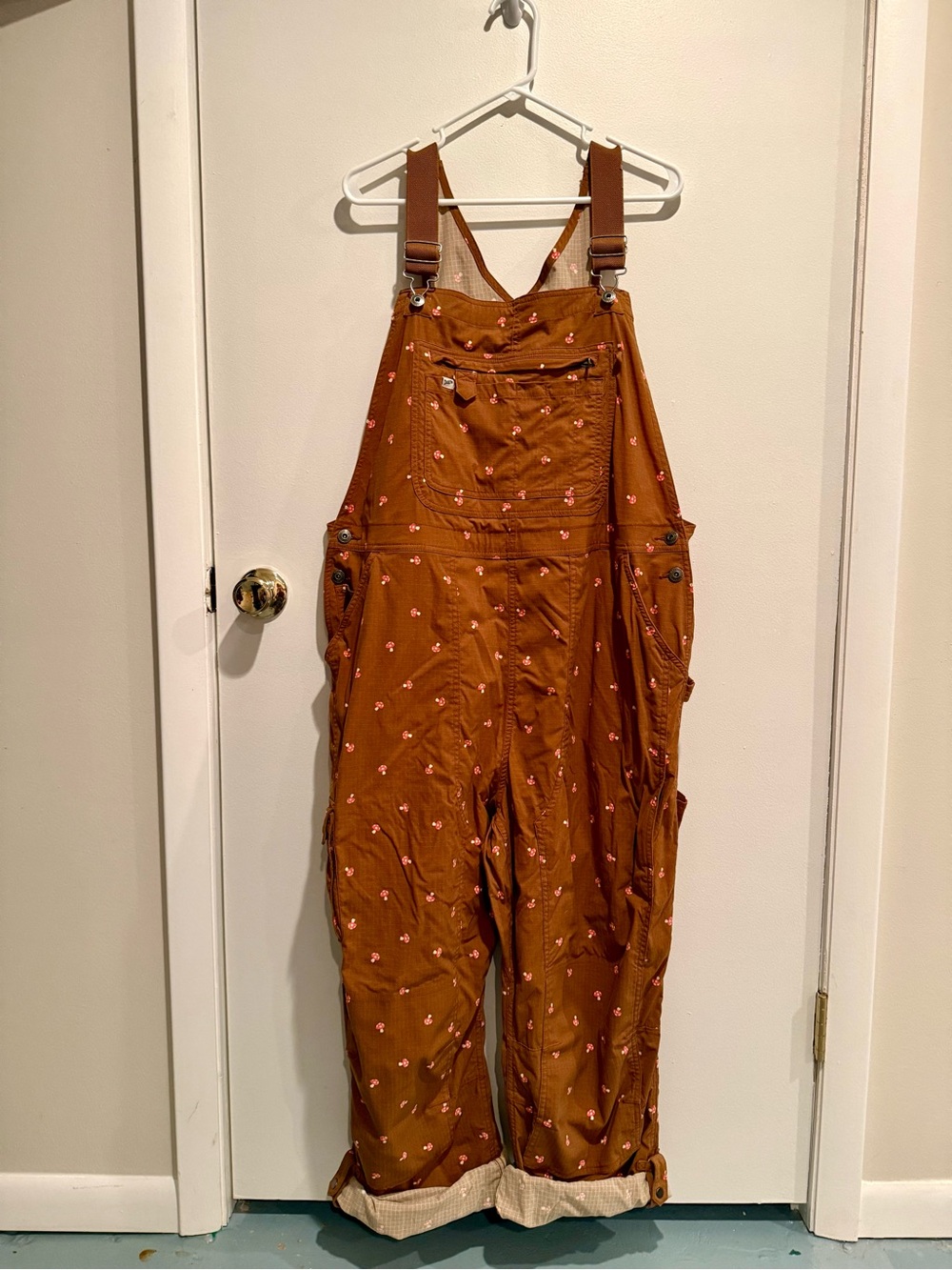 Duluth Trading Co. Heirloom Gardening Overalls in Mushroom Print